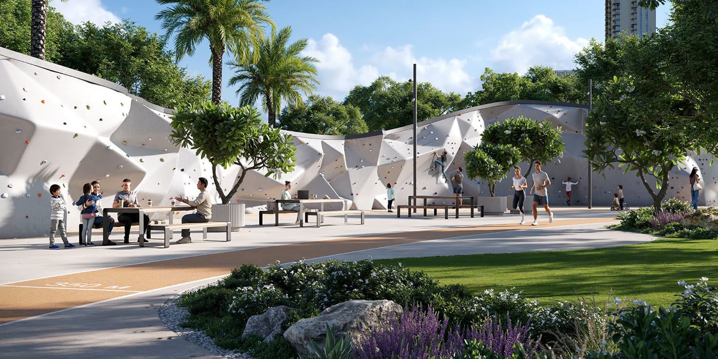 1-Bedroom Apartments at Avarra Residences by Palace — High-Floor Skyline View — view 5