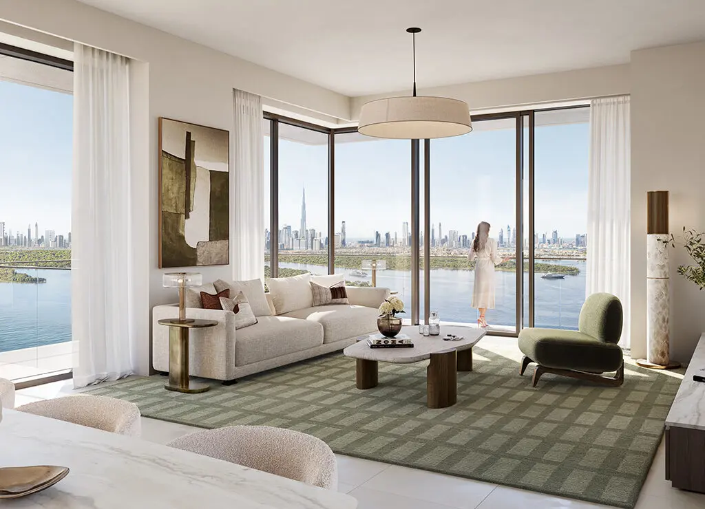 3-Bedroom Apartments at Creek Bay at Dubai Creek Harbour — High-Floor Skyline View — view 6