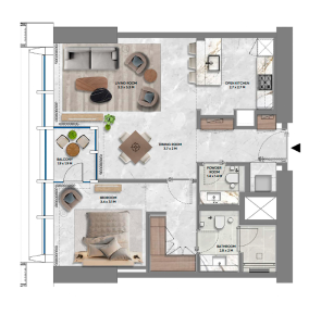 1 Bedroom Apartment