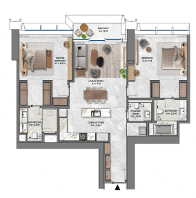 2 Bedroom Apartment