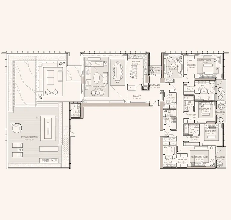 5 Bedroom Penthouse