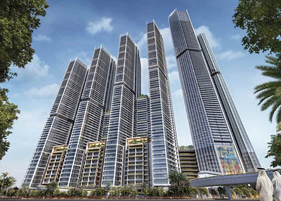 1-Bedroom Apartments at Sobha Skyparks — High-Floor Skyline View — view 4