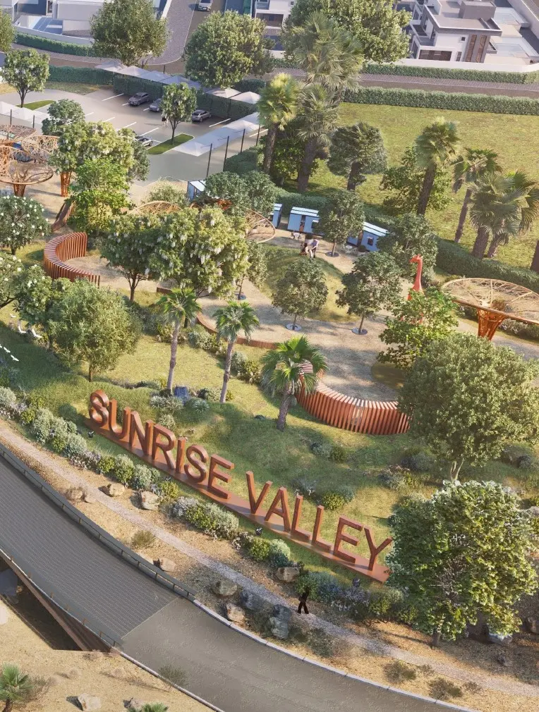 3-Bedroom Villas at Sunrise Valley at Tilal Al Ghaf — Corner Unit with Wrap-Around Balcony — view 4