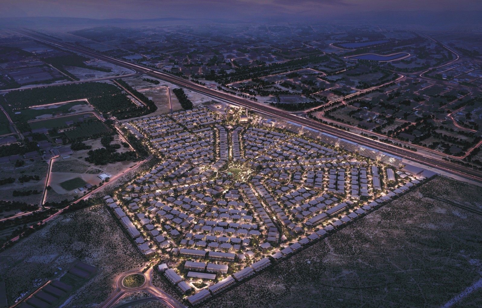 3-Bedroom Villas at Sunrise Valley at Tilal Al Ghaf — Corner Unit with Wrap-Around Balcony — view 1