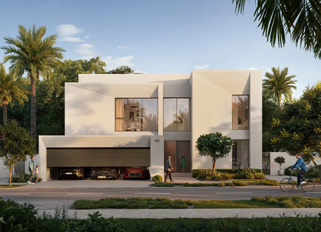 3-Bedroom Villas at The Oasis by Emaar — Corner Unit with Wrap-Around Balcony — view 5