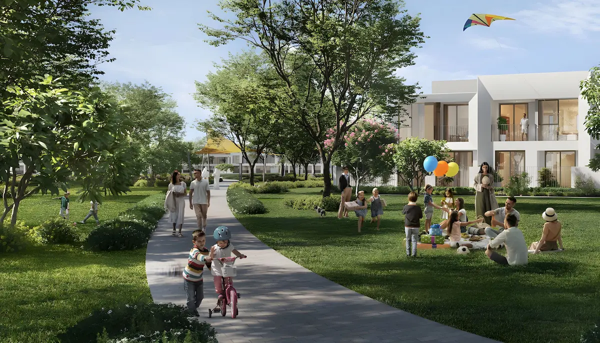 4-Bedroom Villas at The Valley by Emaar — Corner Unit with Wrap-Around Balcony — view 2